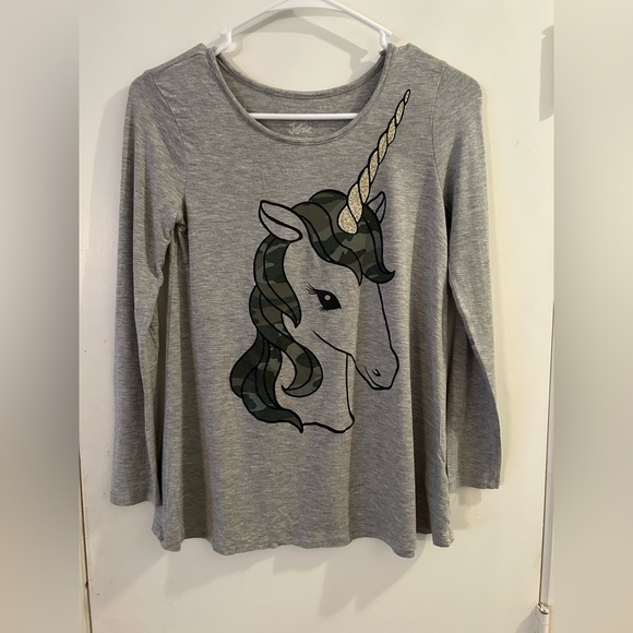 Lot of 3 girls shirts Abercrombie Kids, Justice & NWT Saint-eve sz 10. - Picture 2 of 13